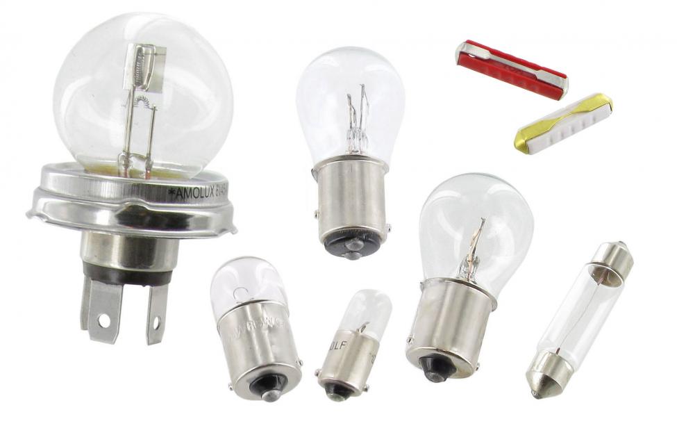 12V Glühlampenset mit Bilux Scheinwerfer für VW Oldtimer